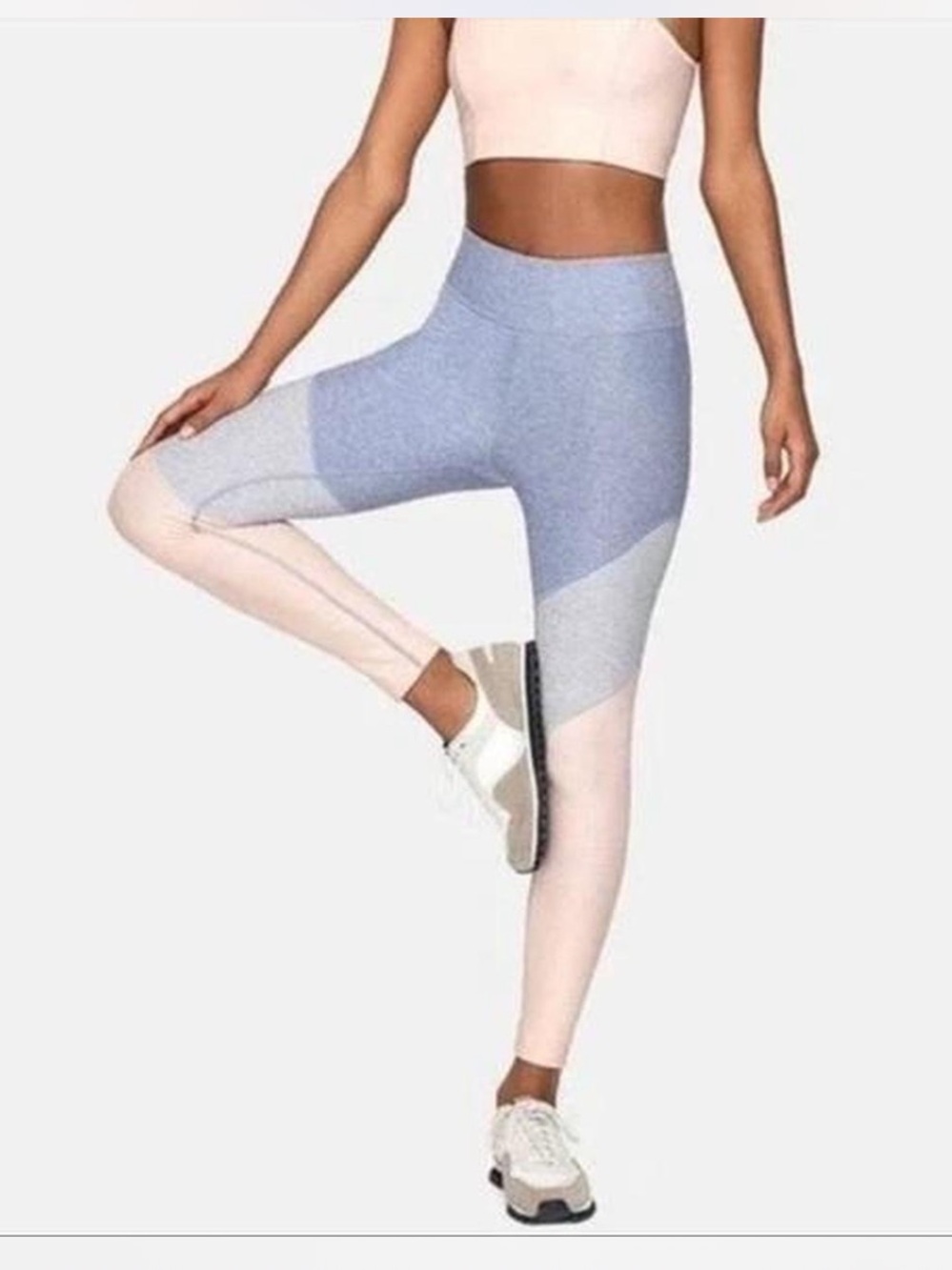 Outdoor Voices Springs 7/8 three-tone color block leggings